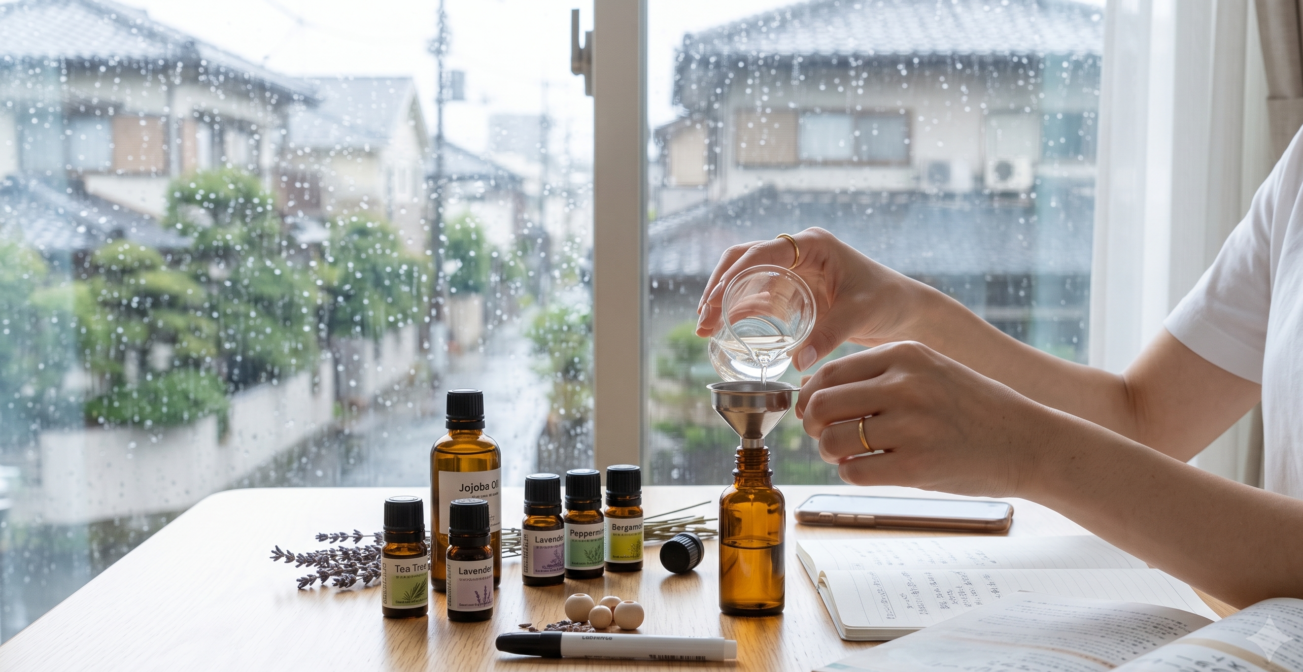 梅雨時のアロマクラフト
